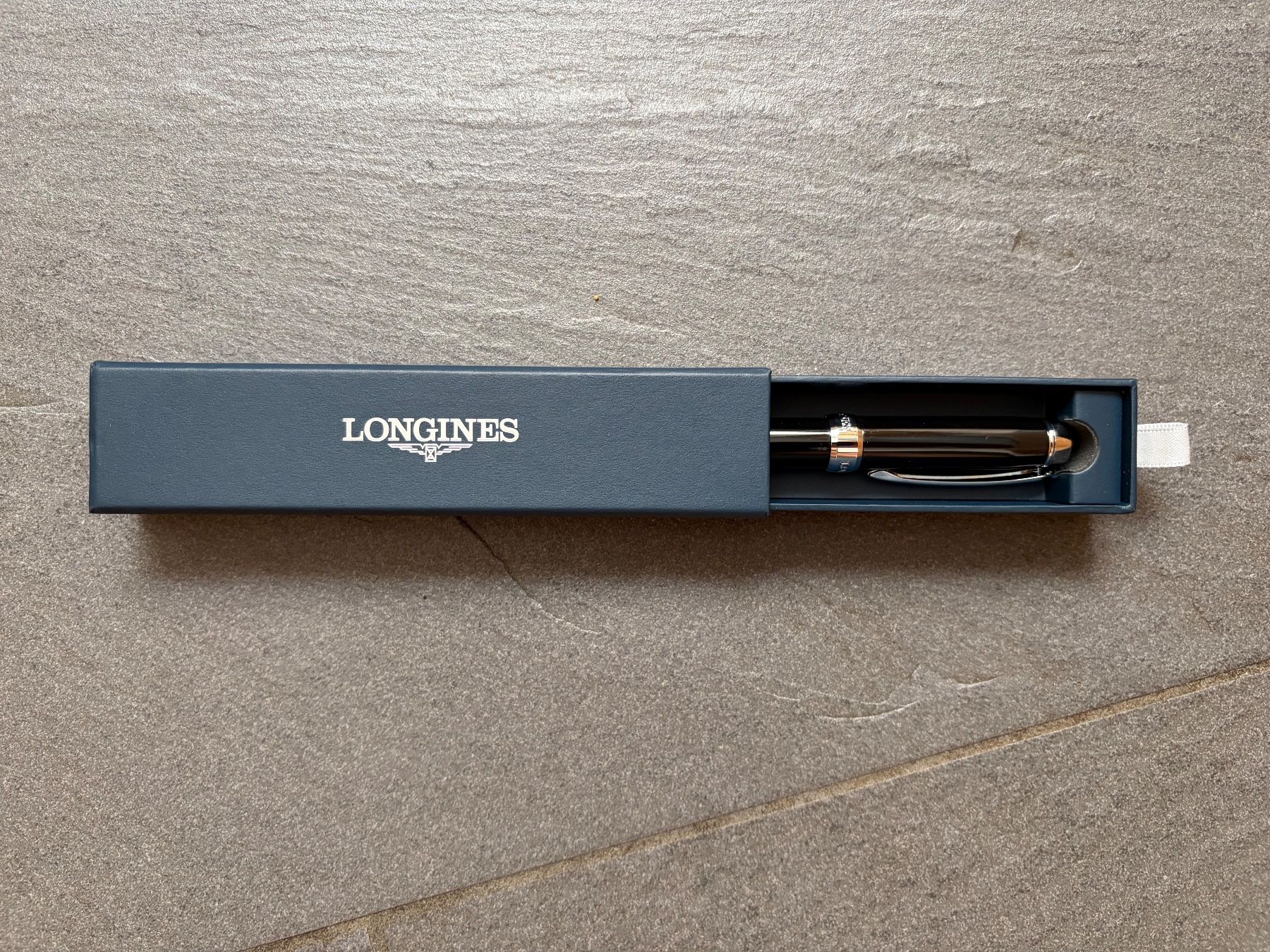 Penna & Evidenziatori: Longines Metall Kugelschreiber Schwarz - orginalverpackt – Nuovo e nell'imballaggio originale da St.Gallen venduto da Boergie 3