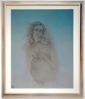 Bruni Bruno Venus Geburt Botticelli Akt Orig. Lithografie