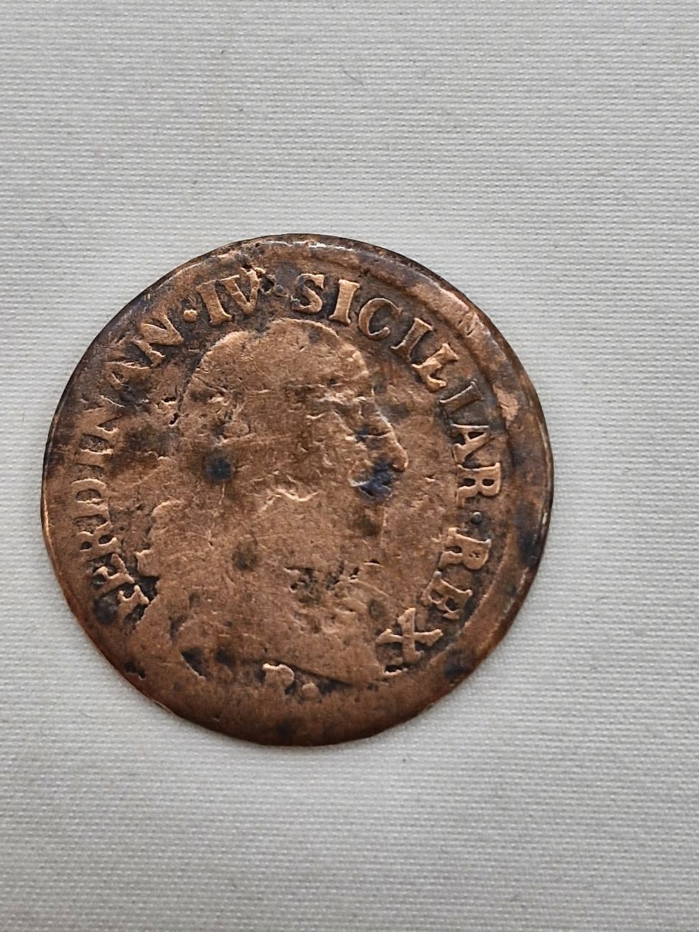 Alle Münzen: ROYAUME de NAPLES / 1 GRANO CAVALLI / 1792 – Gebraucht aus Bulle von italicum 1