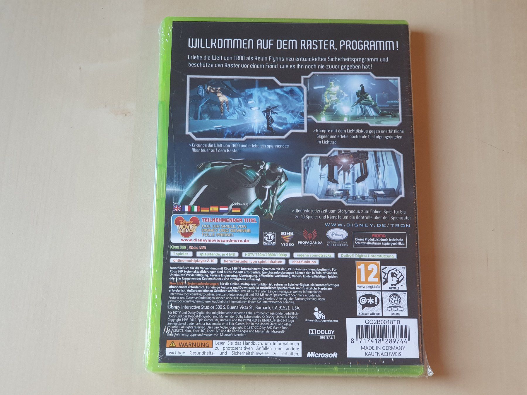 Microsoft Giochi: Tron Evolution neu und ovp – Nuovo e nell'imballaggio originale da Stansstad venduto da collectorsshop 1