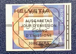  Automatenmarken GESTEMPELT 2001  