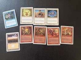 Lotto di Carte Magic The Gathering Edizioni Old School 