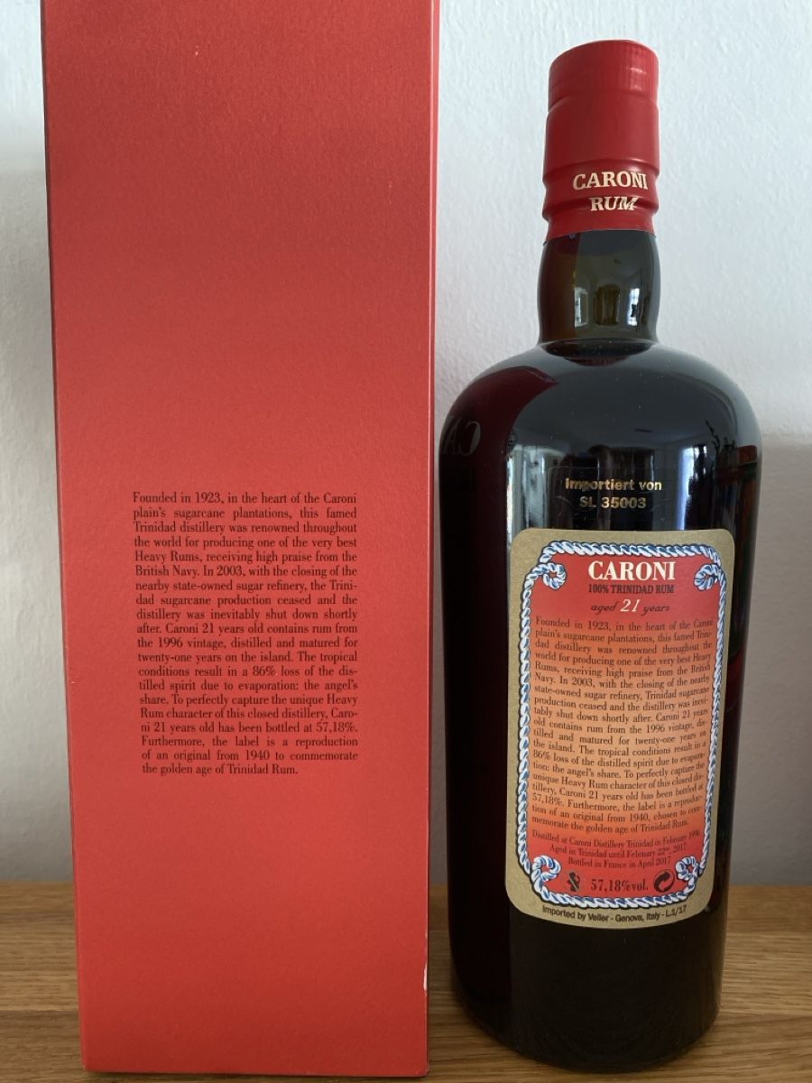 Caroni Bevande alcoliche: Caroni 21 years – Nuovo e nell'imballaggio originale da Arlesheim venduto da boensen77 1