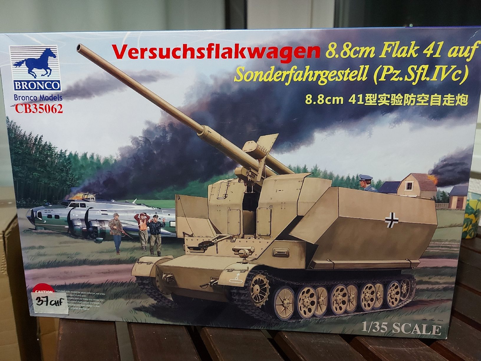 Kit di modellismo & Modellini statici: Versuchsflakwagen 8.8cm Flak 41 – Usato da Baden venduto da thailega