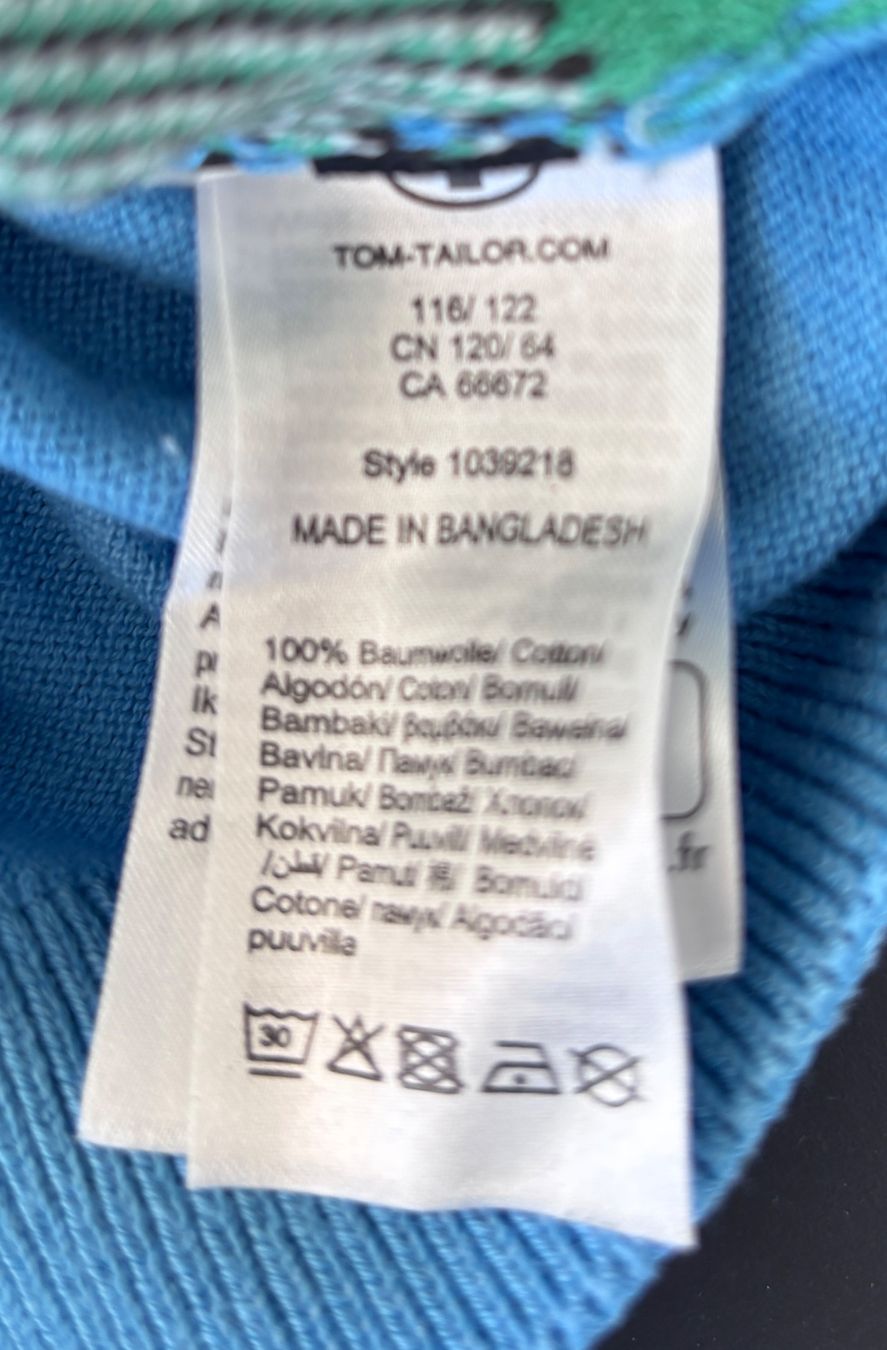 Tom Tailor Pullover & Sweatshirts: Pullover Tom Tailor Dino blau Grösse 116-122 – Gebraucht aus Brugg AG von tsannen 2