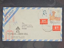 CL24 Enveloppe + Timbre Argentine 1976