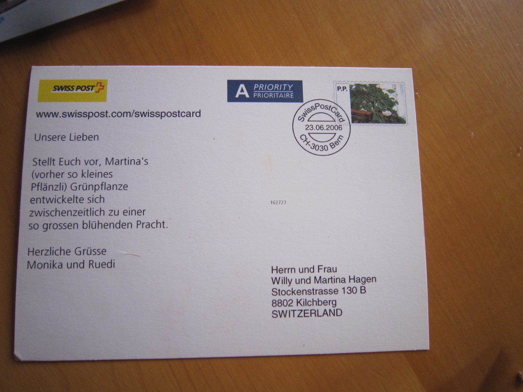 Tutti i francobolli: S1 schöne Swisspostcards 2006 – Usato da Giubiasco venduto da sal_9j6w 2