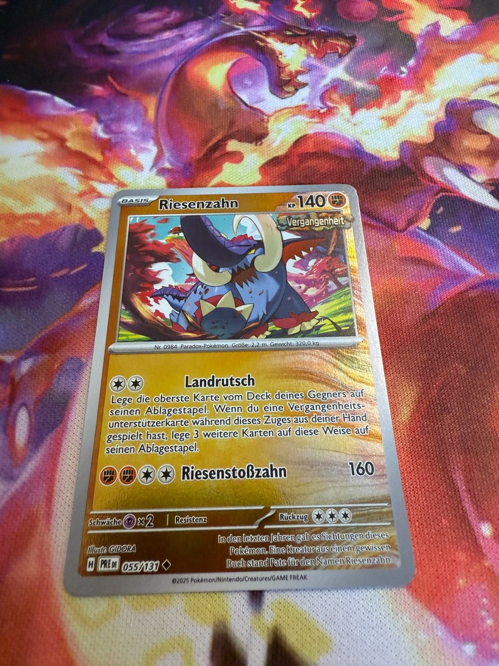 Pokémon Carte collezionabili: Riesenzahn (PRE 055) / Reverse Holo – Nuovo (secondo la descrizione) da Bülach venduto da CherryBlu