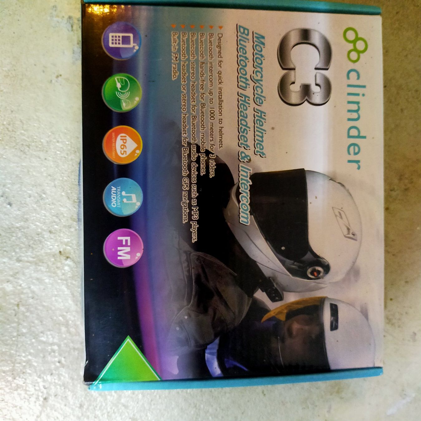 Cuffie: Climder C3 Motorrad Helm Headset Intercom gebraucht – Usato da Spiez venduto da Kizur90