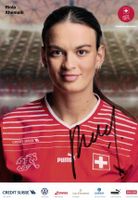 Riola Xhemaili Autogramm handsigniert Schweiz 2022 SELTEN