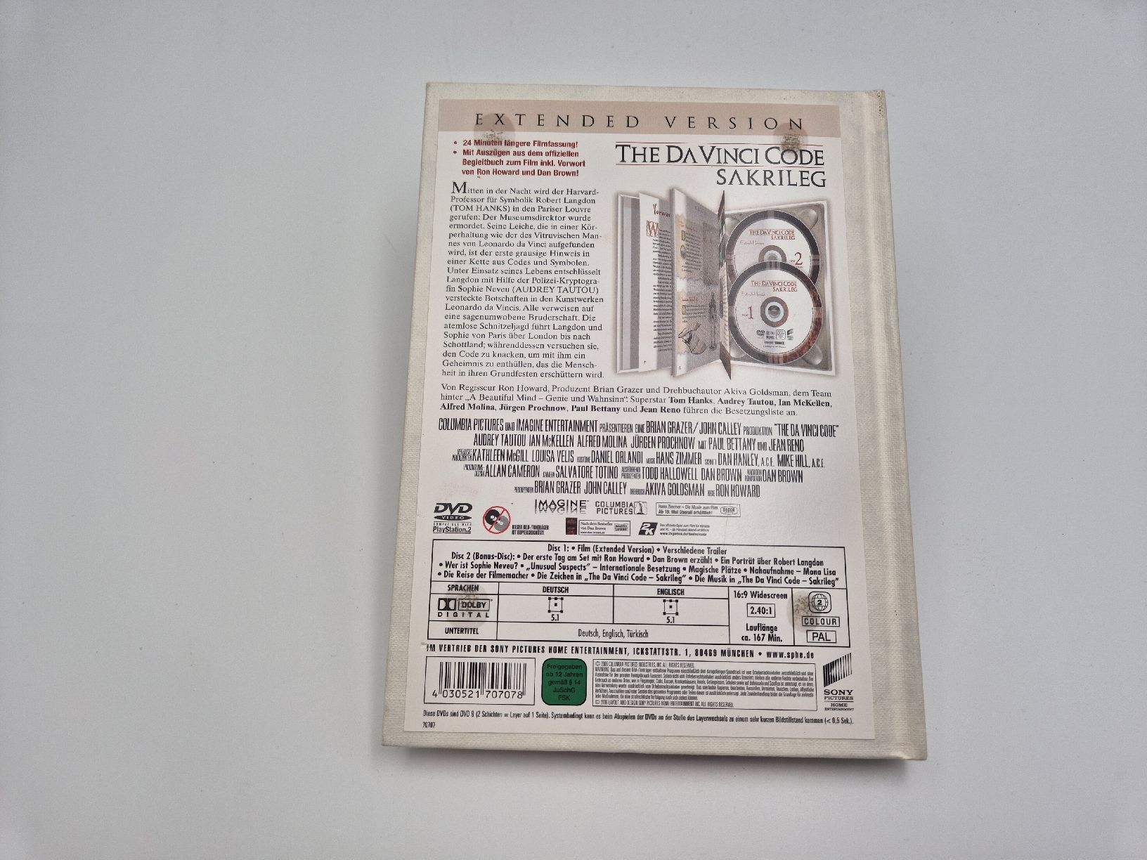 Tutti i DVDs: The Da Vinci Code Sakrileg DVD Extended Version  – Usato da Ettiswil venduto da beekeper13 1
