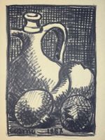 Stillleben mit Obst und Krug, Cosmo Carabellese (1927)