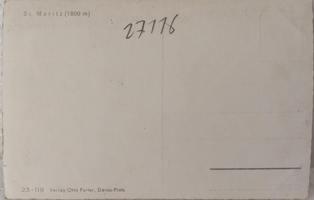 Cartoline postali: St. MORITZ – Usato da Delémont venduto da Domdom1 1