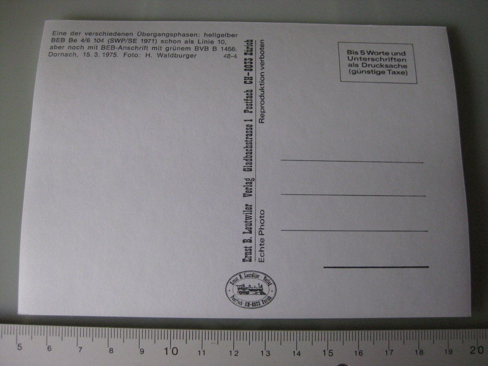 Cartoline postali: AK Dornach mit Tram – Nuovo (secondo la descrizione) da Malters venduto da Marosko 1