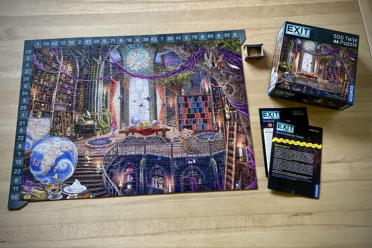 Kosmos Puzzle: EXIT - Das Puzzle | Die Bibliothek der Träume – Usato da Domat/Ems venduto da LUEcardo 2