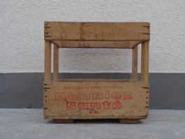 Holzkiste Kiste Getränkekiste Harass HENNIEZ SANTÉ 1968