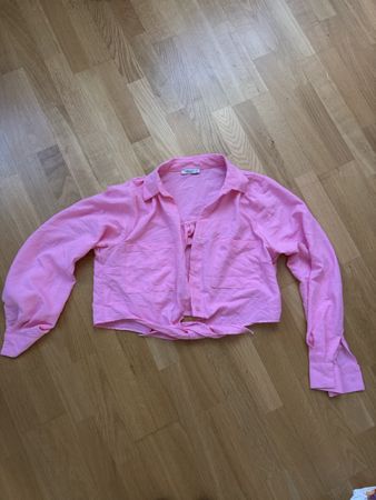 Chemise courte rose M