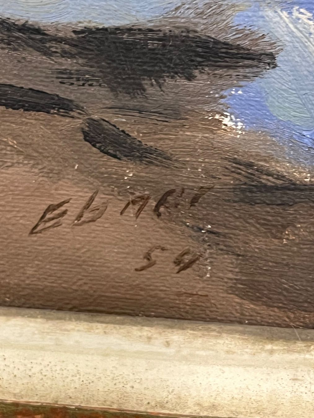Dipinti: Ebner 1954 Original Gemälde – Usato da Basel venduto da PAUL_ART 6