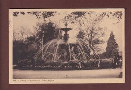 GENEVE - Fontaine du Jardin Anglais - 1909
