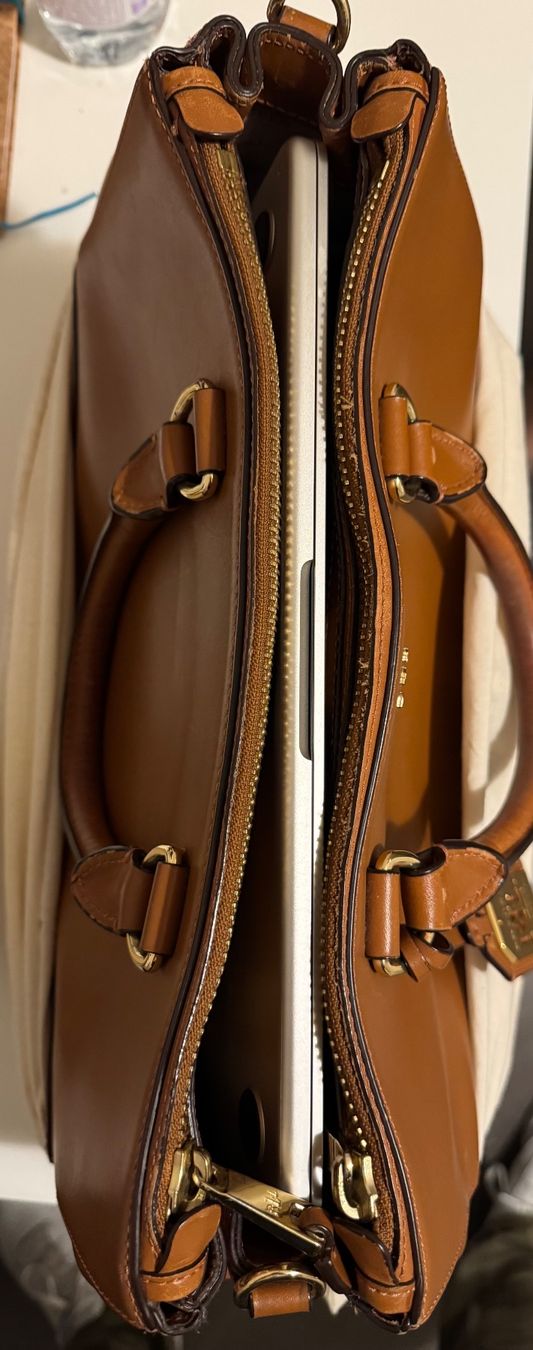 Ralph Lauren Borse da donna: Ralph Lauren Handtasche  Cognacfarbig – Usato da Oberrieden venduto da Bergsteiger67 9