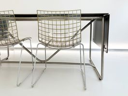 Stuhl Chair Lehnstuhl Chrom Chromstahl Edelstahl Acrylglas