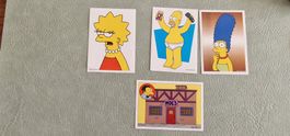 4 Panini The Simpsons Sammelbilder Set 4 Stück
