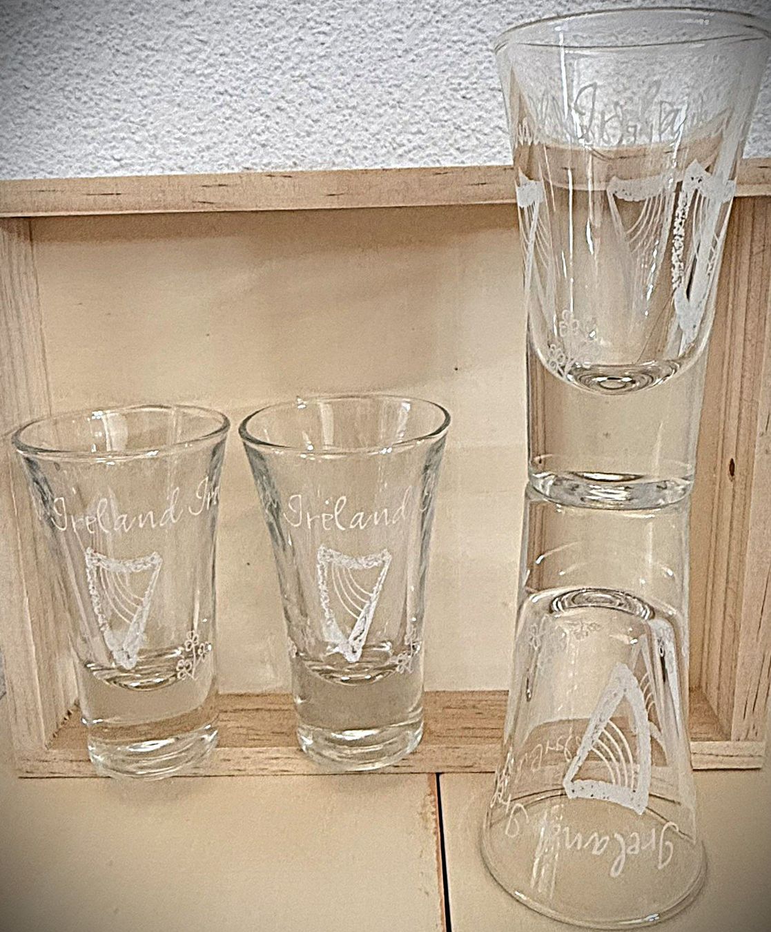 Verres: 4 Schnapsgläser Irland – D'occasion à Lommis par manmarmi 1