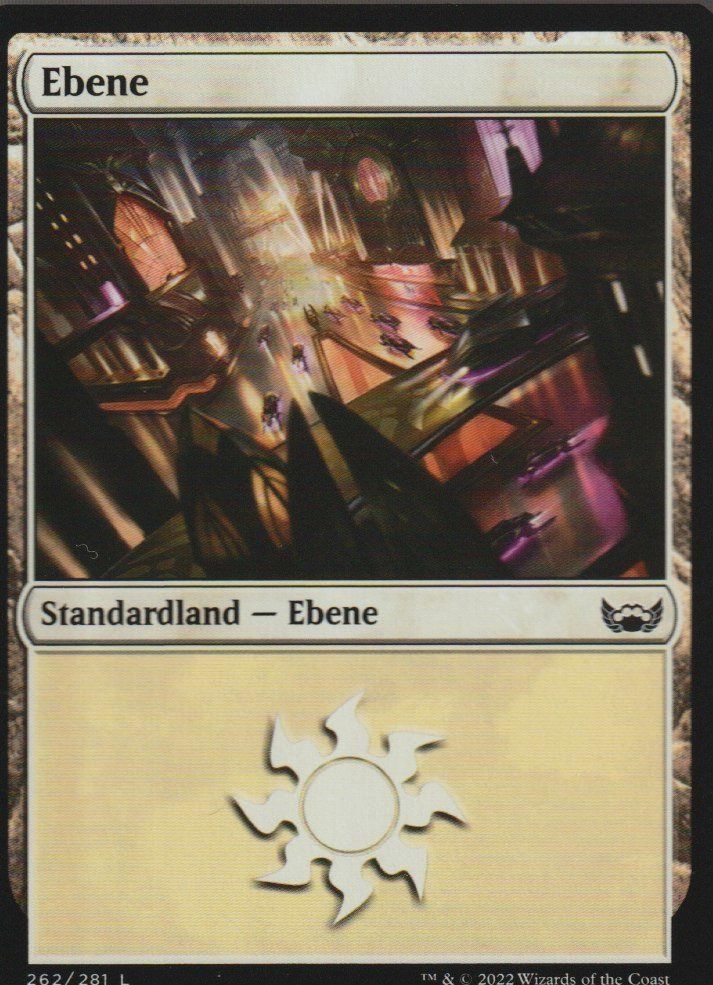 Magic The Gathering Sammelbilder & Trading cards: TCG Magic The Gathering  MTG De SNC BASIC LANDS 262 Ebene – Neu (gemäss Beschreibung) aus Vezia von Aquarius_Age