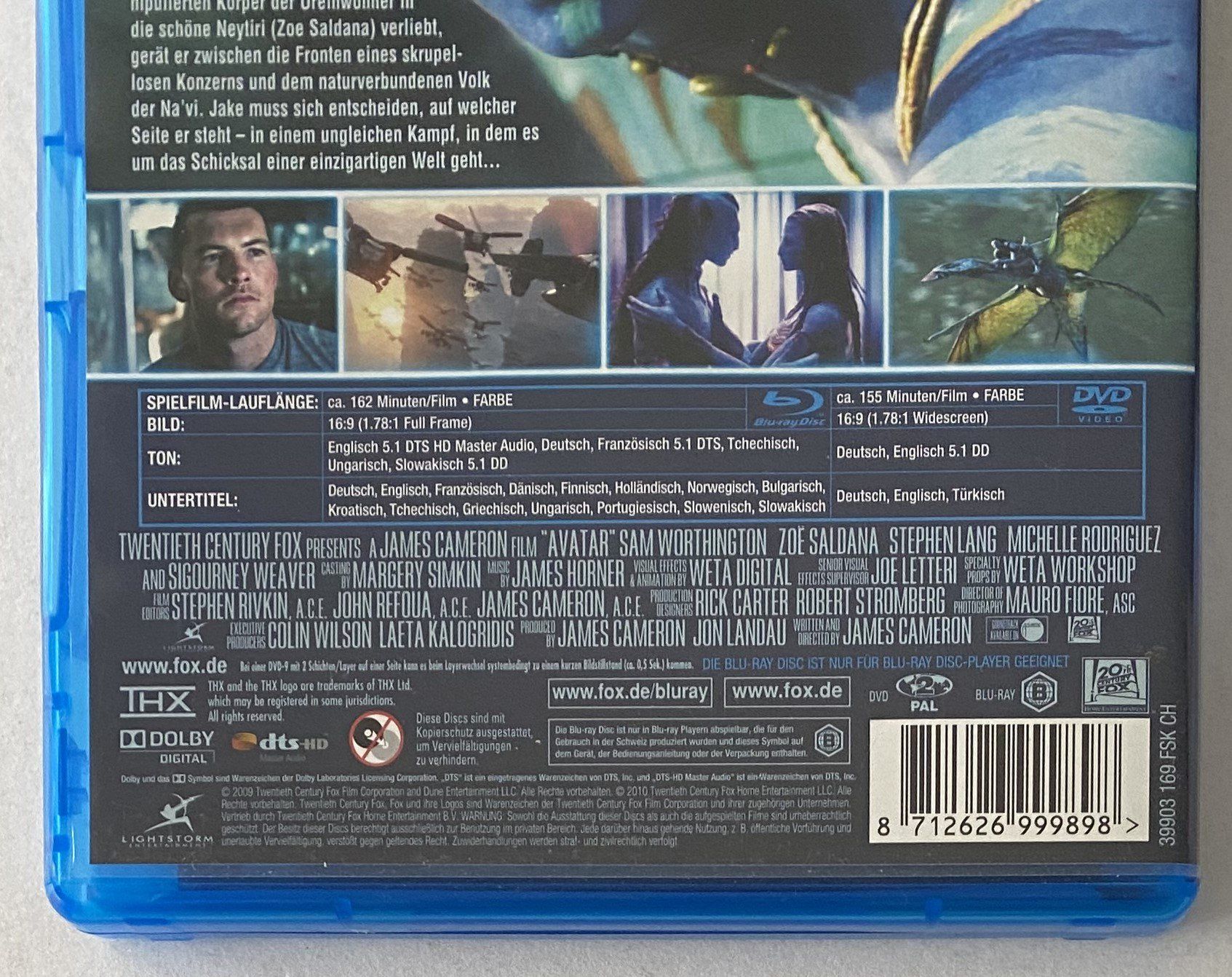 Tutti i DVDs: Avatar, Aufbruch nach Pandora – Usato da Flums venduto da Asquillo 2
