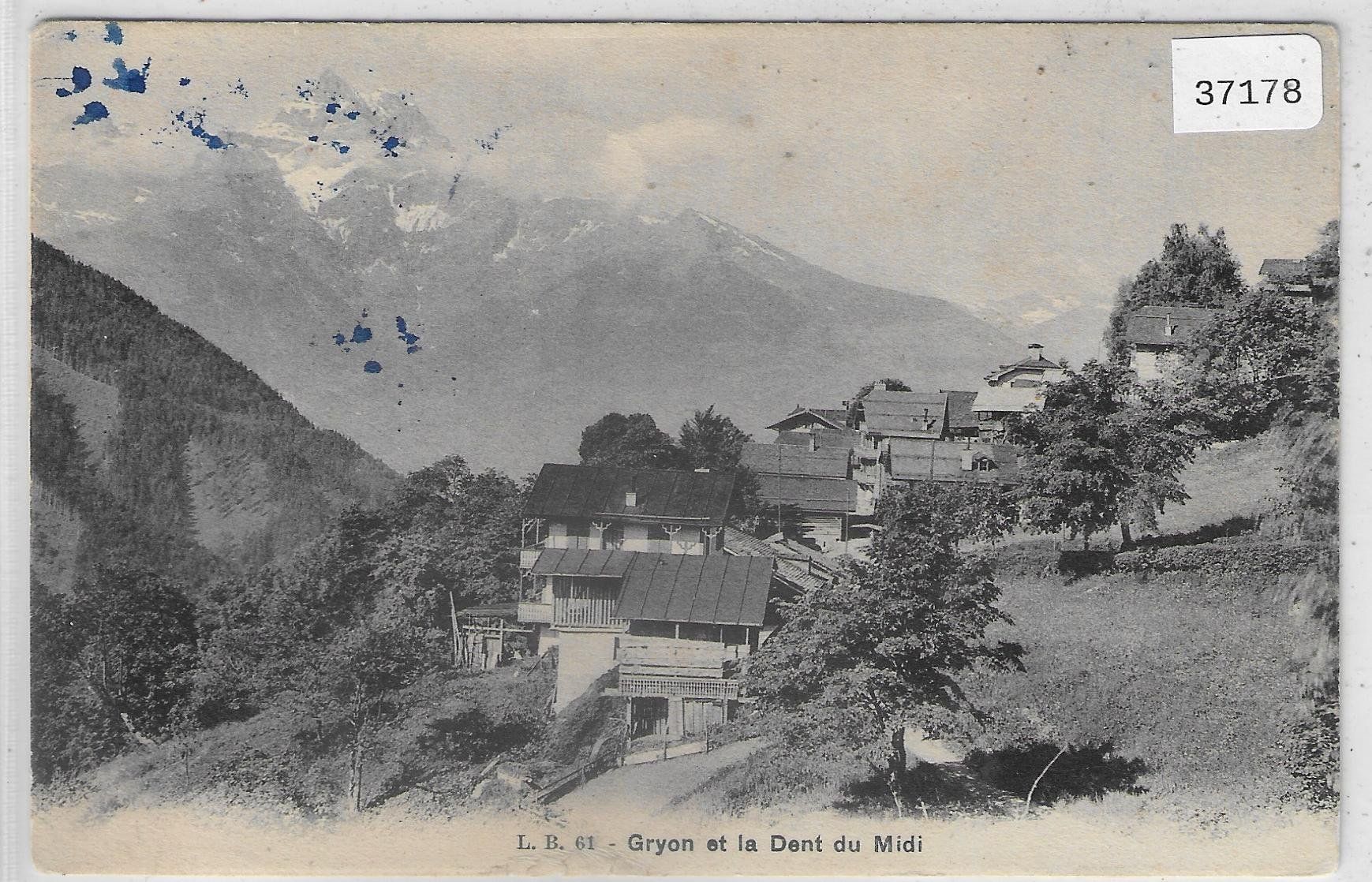 Cartoline postali: Gryon et la Dent du Midi – Usato da Ettingen venduto da Kartenplanet