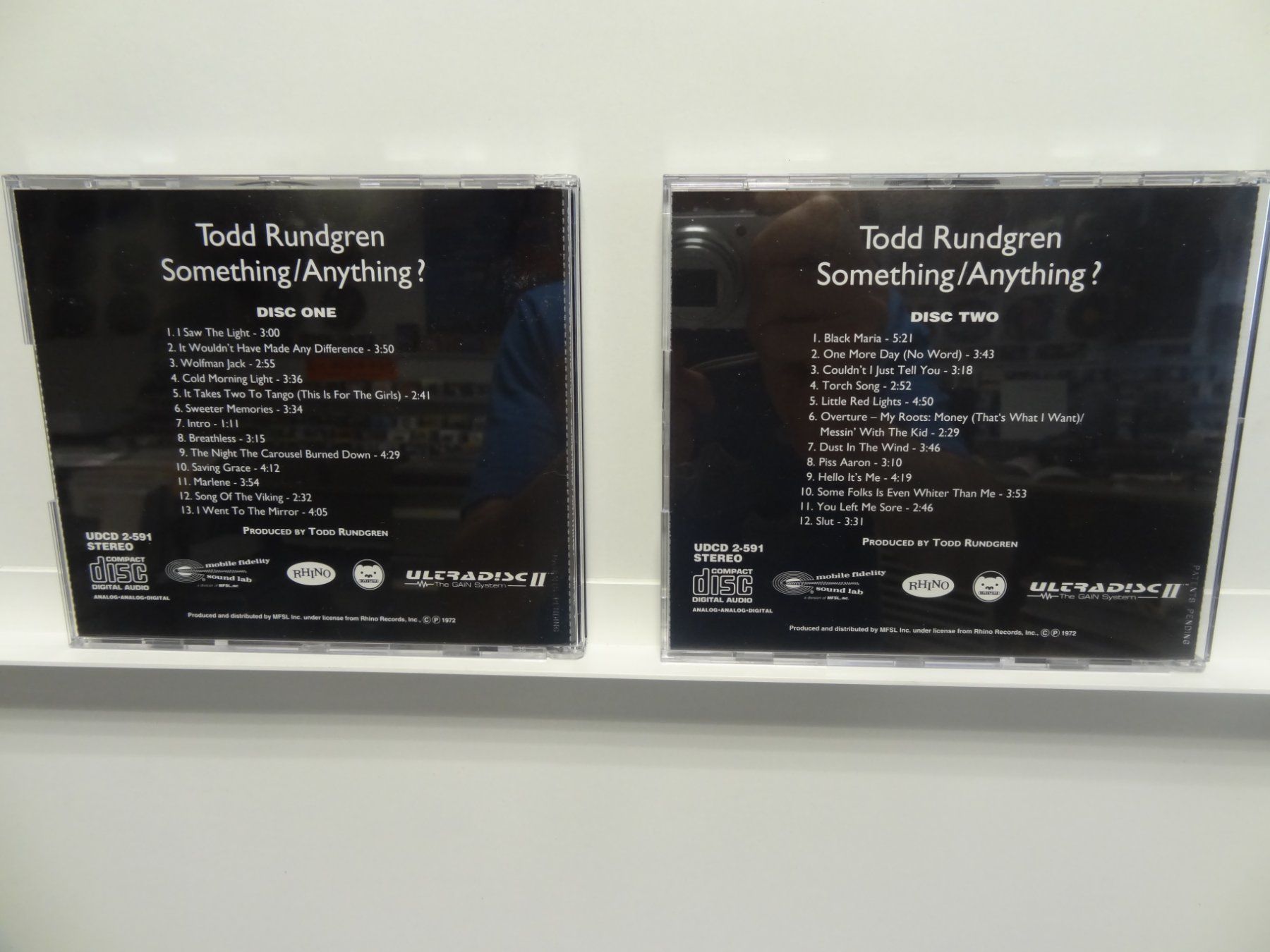 CD: Todd Rundgren "Something/Anything?" Mobile Fidelity -CD – Usato da luzern venduto da musicandart 5