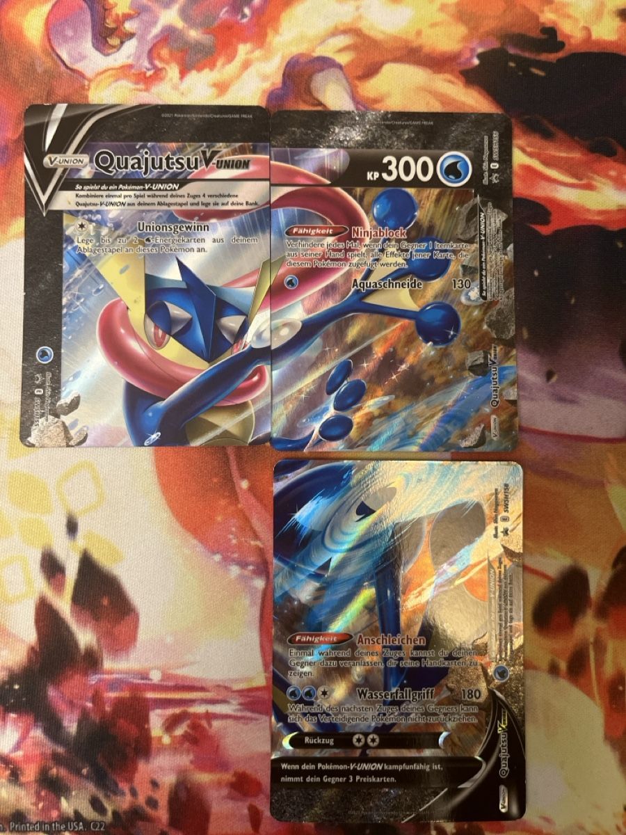 Pokémon Carte collezionabili: Greninja V-Union – Usato da Dübendorf venduto da LCDH55
