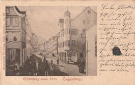 Ansichtskarte Lichtensteig anno 1829 Toggenburg gute Zst