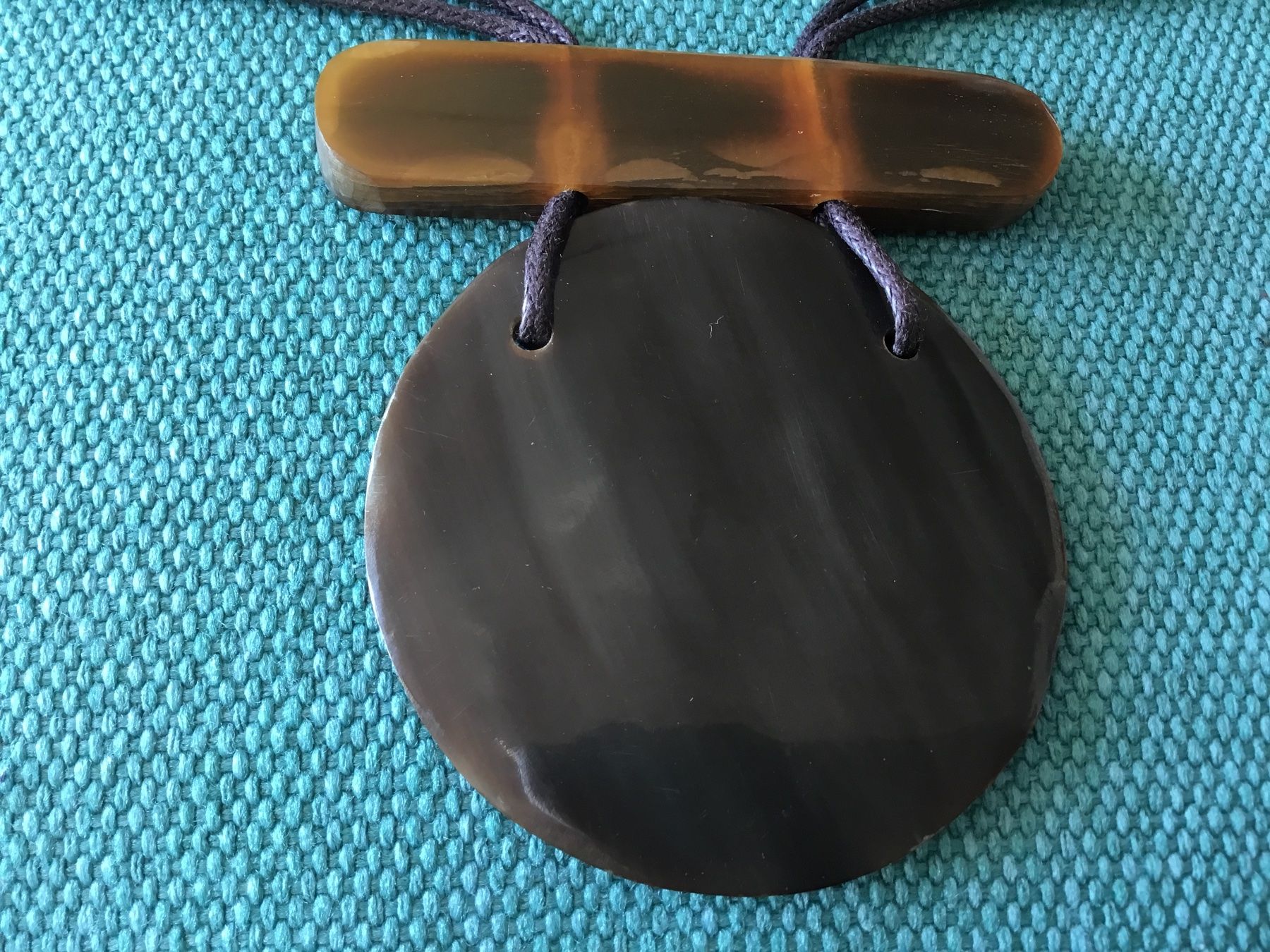Ketten: Collier et pendentif en corne nature – Neu (gemäss Beschreibung) aus Le Landeron von nic_8hd5 3