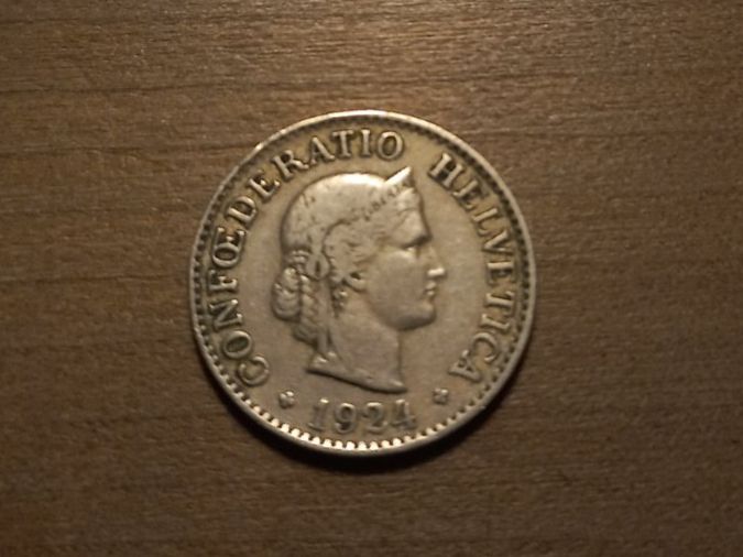 Alle Münzen: 10 Rappen 1924 – Gebraucht aus Zürich von Hofzgee 1