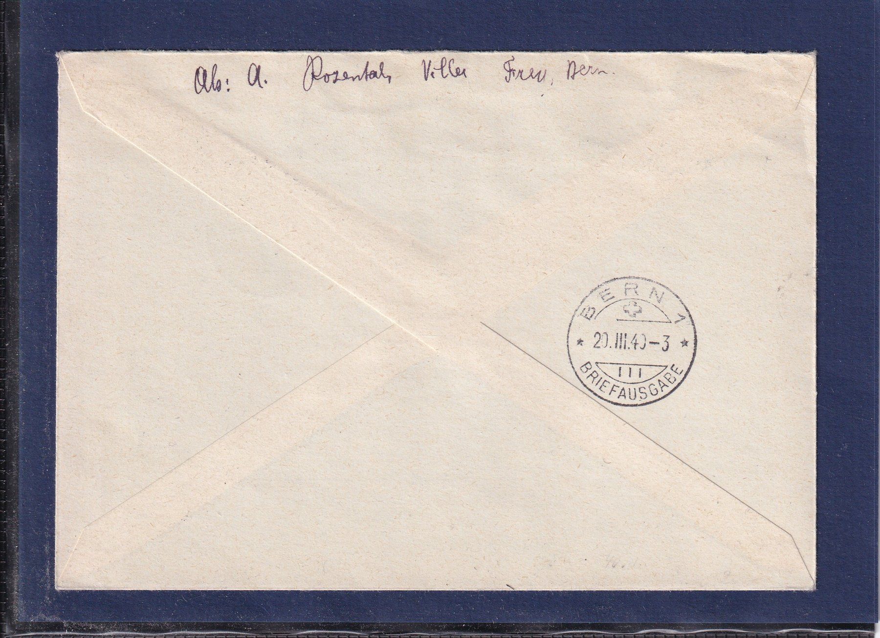 Tous les timbres: 1er Volo Locarno - Roma 1940 / Recommandé – D'occasion à Orvin par Pyaeschli 1