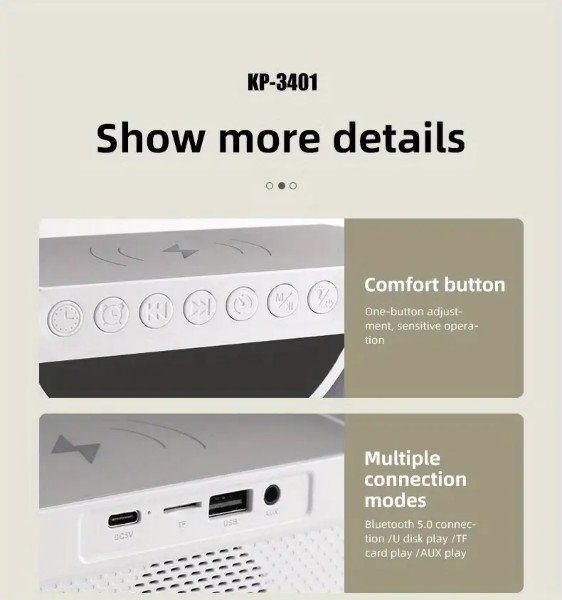 Lampade: G- Lampe Wireless-Lautsprecher Schwarz – Nuovo e nell'imballaggio originale da Ennetmoos venduto da berg2011 1