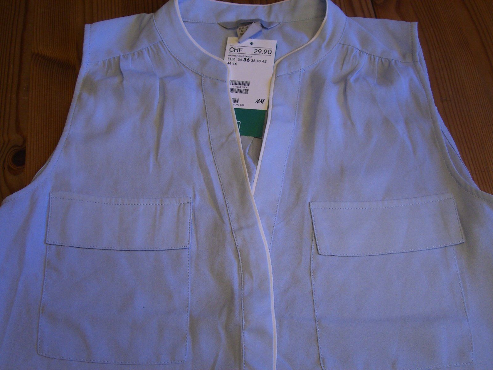 Blusen: hübsche,ärmellose Bluse,(H&M),neu,Gr.36 – Neu (gemäss Beschreibung) aus Winterthur von Ghandi5 1