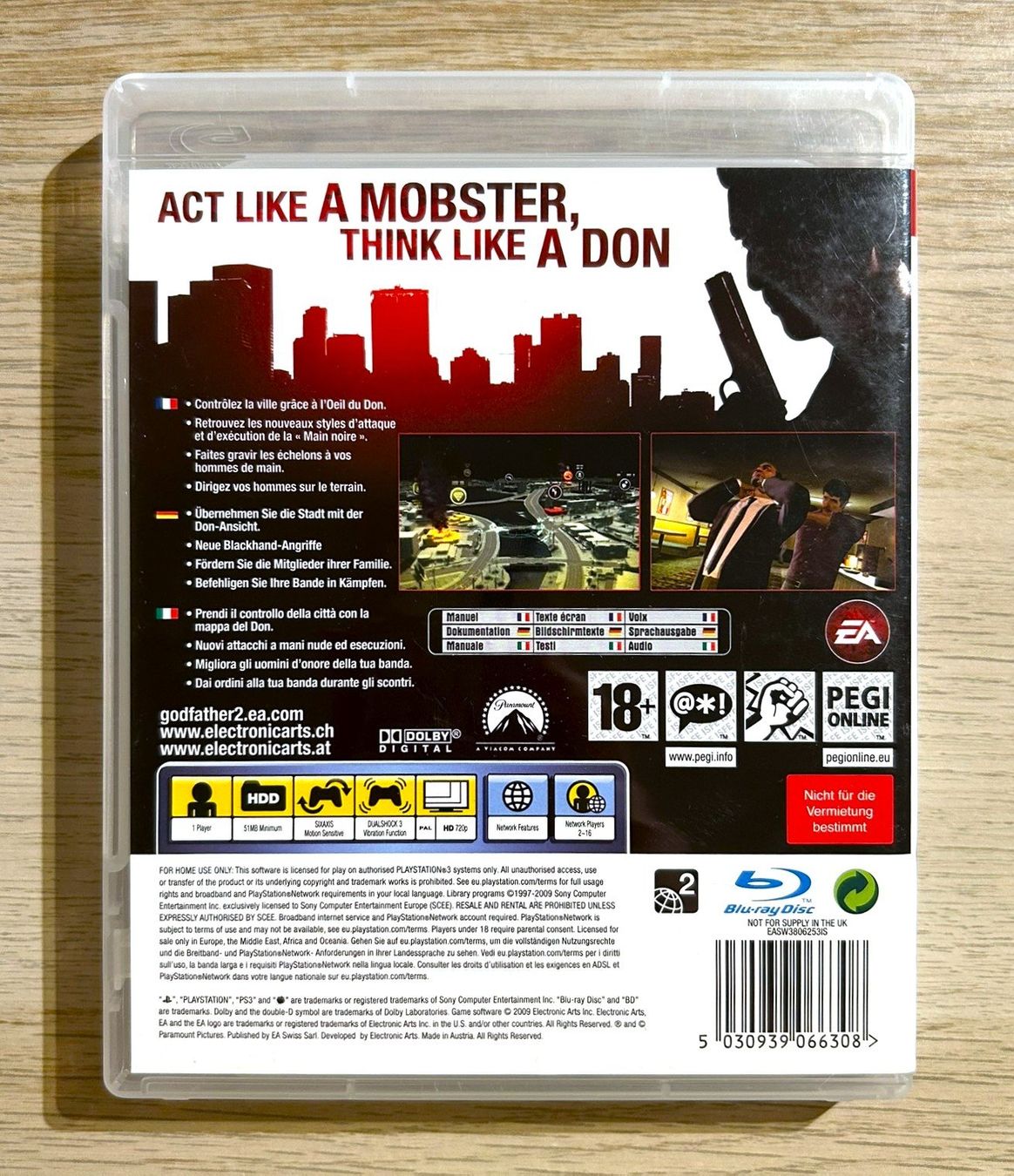 Sony Giochi: The Godfather II PS3 – Usato da St. Gallen venduto da Alpine.Arcade 1
