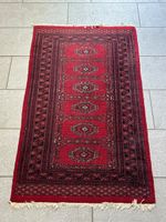 Teppich rot orientalisch gemustert ca. 140x80 cm