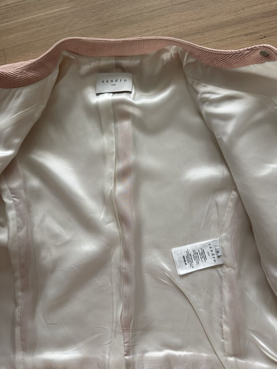 Sandro Vestes: Sandro light pink Jacket size XS-S – Neuf (Voir description) à Zürich par llor.dell 4