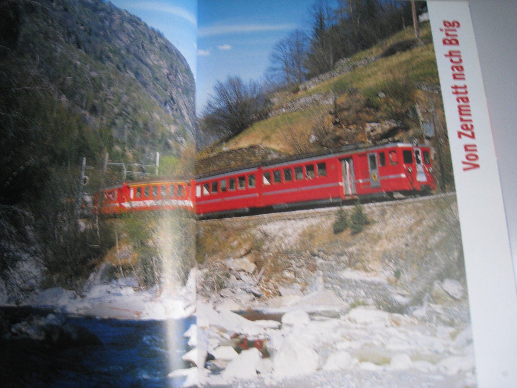 Libri: Der Glacier - Express, St. Moritz - Zermatt, GeraMond-Verlag – Usato da Buchs ZH venduto da swiss-train 3