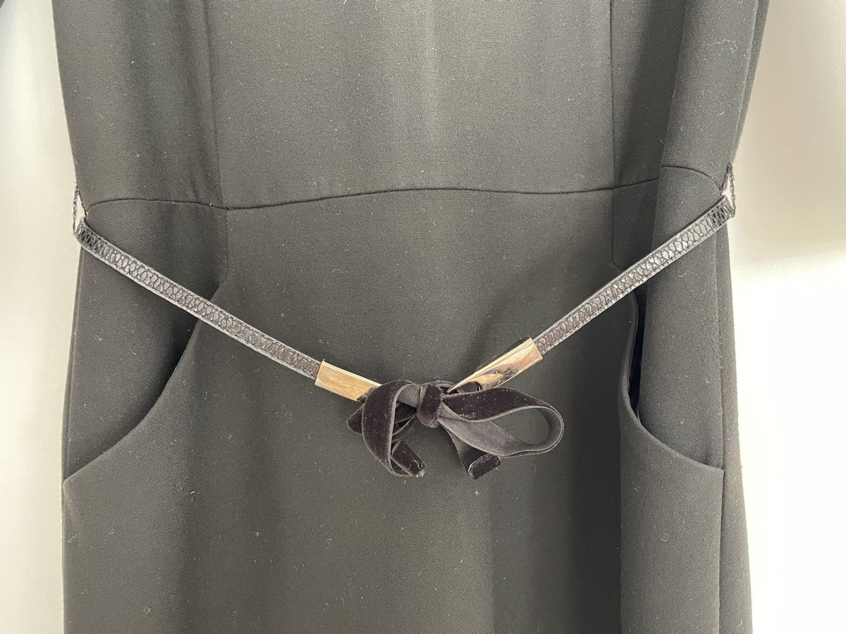Hallhuber Vestiti: Hallhuber Kleid, schwarz, Gr. 36, mit Gürtel – Usato da St. Moritz venduto da cri_h9tt 4