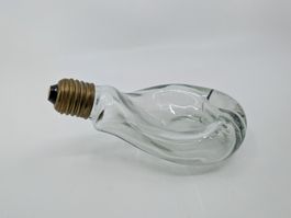 Flasche Schale in Form einer Glühbirne
