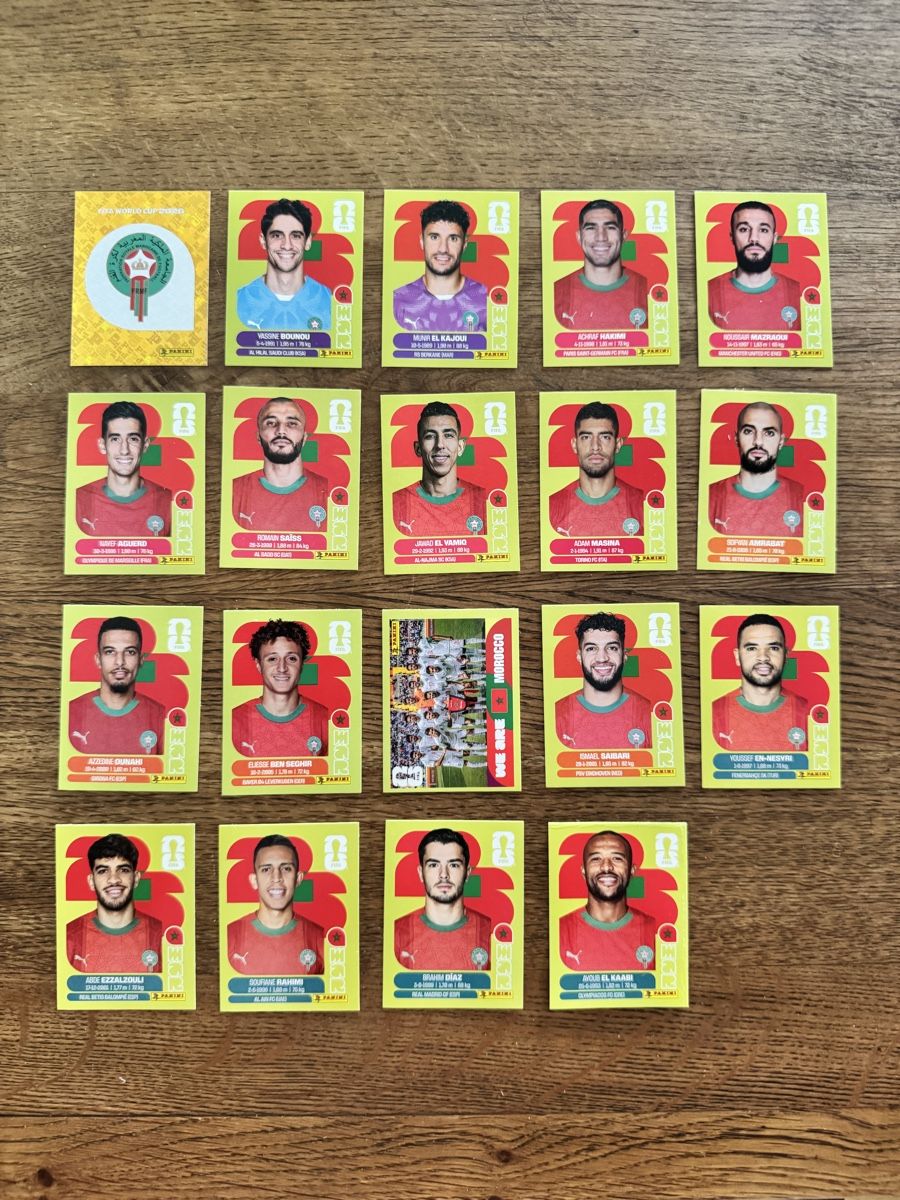 Panini Carte collezionabili: Marokko Panini WM 2026 – Nuovo (secondo la descrizione) da Emmenbrücke venduto da Lukee1901