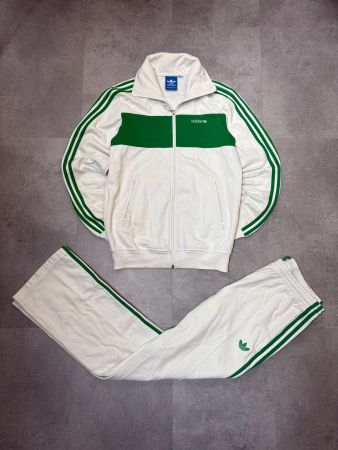 Vintage Adidas Firebird Open Leg Trainingsanzug - Grösse S