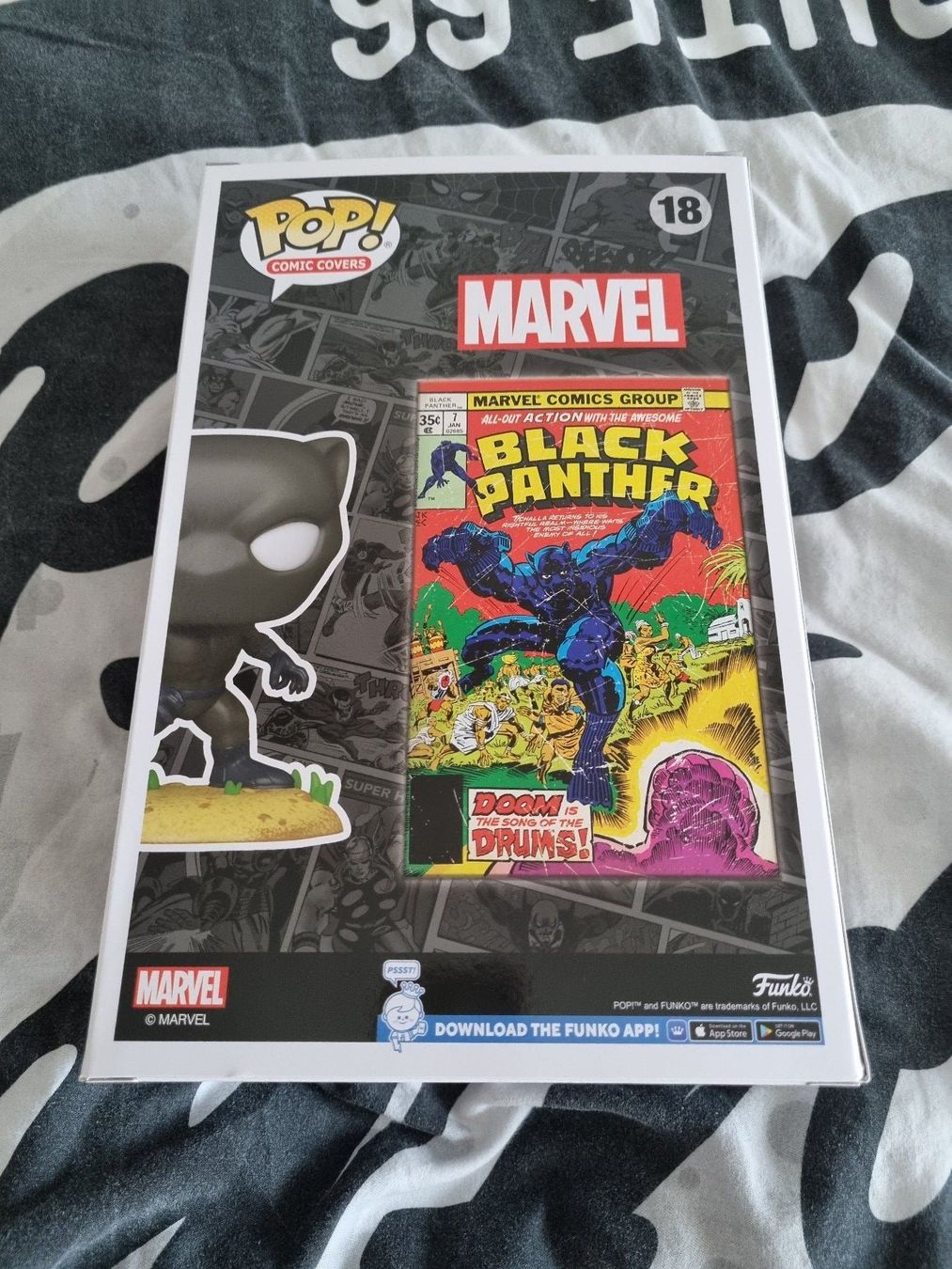 Funko Statuette: Funko Pop Black Panther Comic Cover – Nuovo e nell'imballaggio originale da Zürich venduto da Sams_FunkoandComics_ 2
