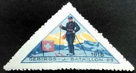 Soldatenmarke 1.WK, Gebirgs Infantrie Bat 89, Wi 3.Div 139
