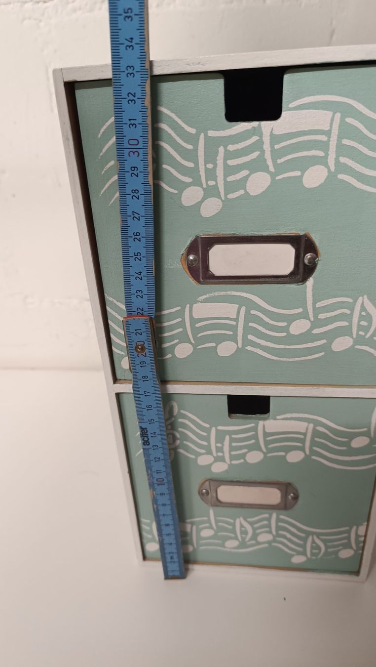 Cassettiere: Kleine Tisch Kommode shabby blau – Nuovo (secondo la descrizione) da Zürich venduto da Jul69 5
