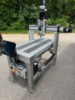 CNC Portalfräsmaschine, massive Bauweise